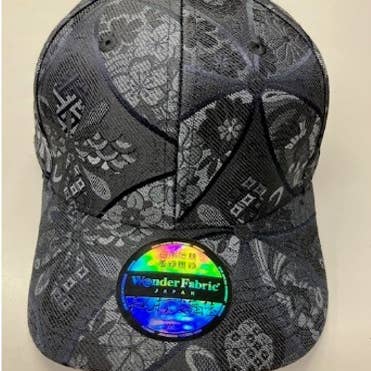 BLACK JAPANESE FLOWER for wholesale by Kimono Cap