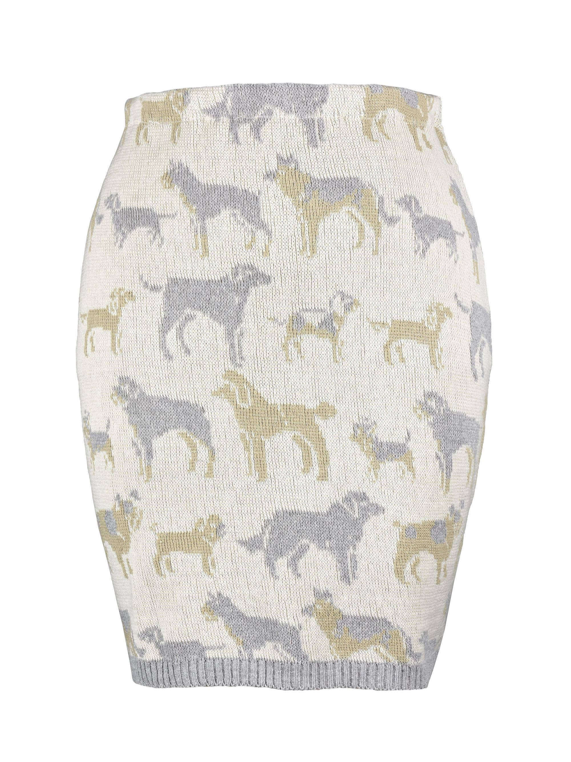 Green 3 – Engroshandel Nederdel - Dame – Dame Spring Vægt Bomuld Sweater Strik Nederdel Mul