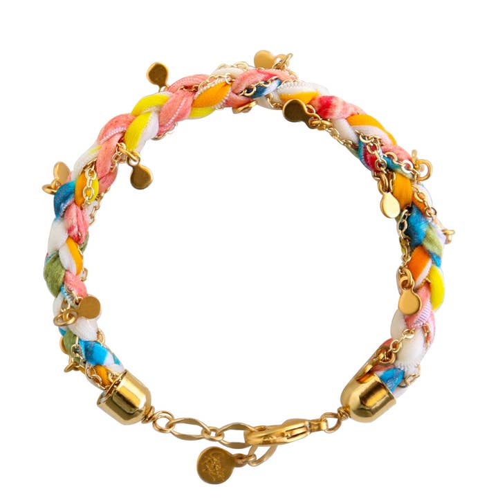 Bracciale Confetti in bianco per la vendita all'ingrosso da parte di Catherine Page Jewelry