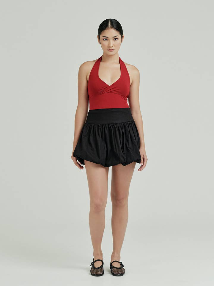 Marielle Bubble Mini Nederdel for engroshandel hos Bamboo Blonde