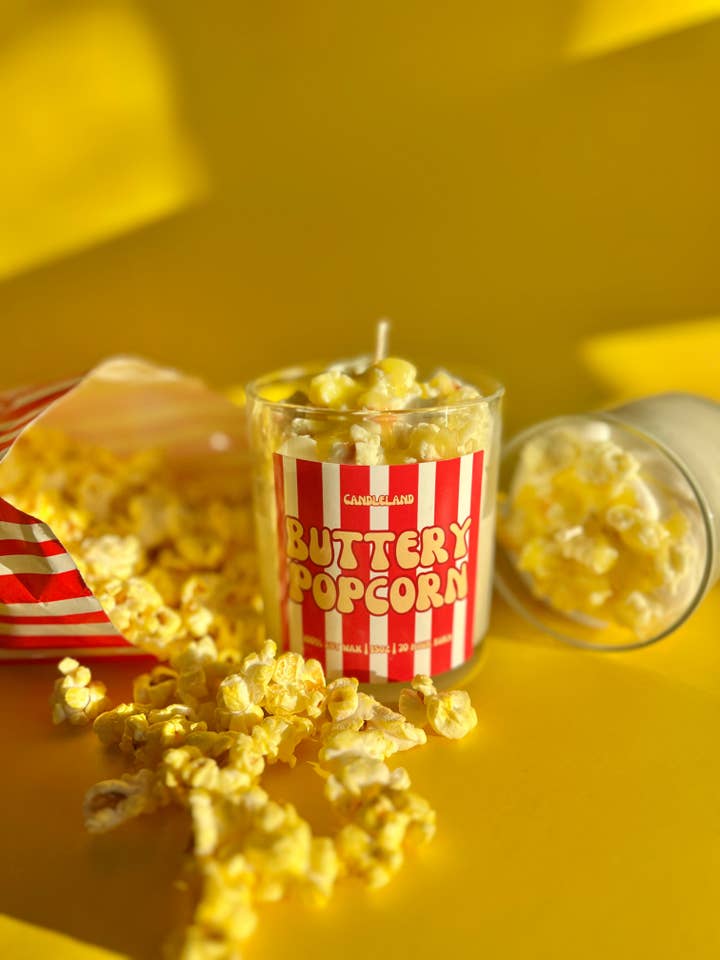 Buttery Popcorn Candle | Realistic Popcorn Candle for wholesale by Candle Land