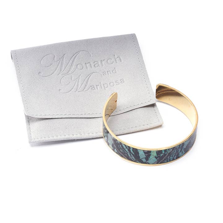 Butterfly Cuff Bracelet - Midnight for wholesale by Monarch and Mariposa