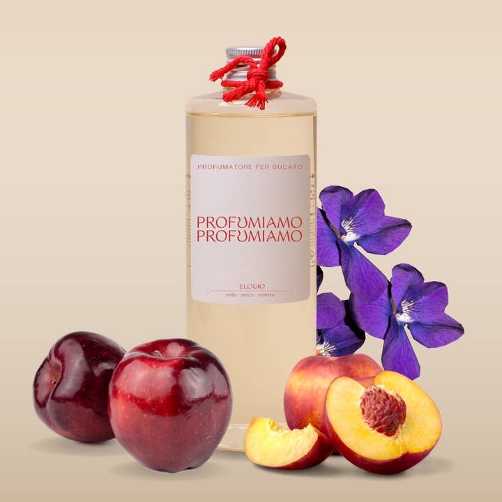 Wäscheduft Elogio – Apfel, Pfirsich und Veilchen für den Großhandel von Profumiamo