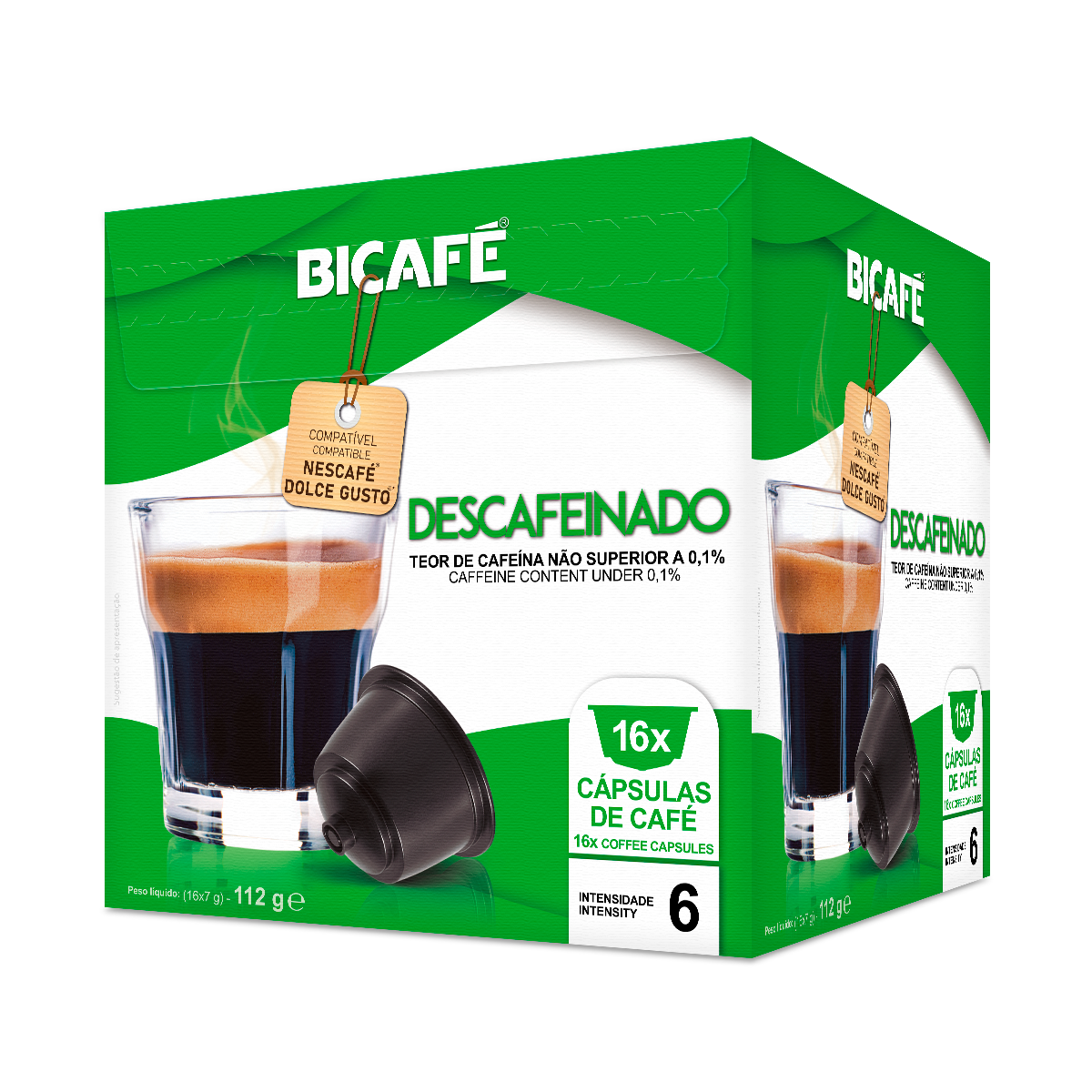 Cápsulas Compatibles Dolce Gusto Gourmet Café Bicafé 16 Un - Iber Coffee