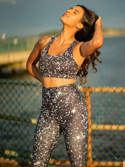 Milky Way Performance Sports Bra for wholesale by BoldBody Active