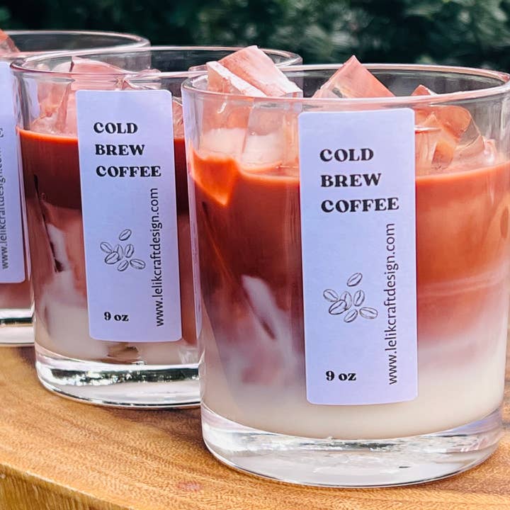 Lelik Craft Design - Wholesale Jar/Filled Candle - Cold Brew Coffee Candle1
