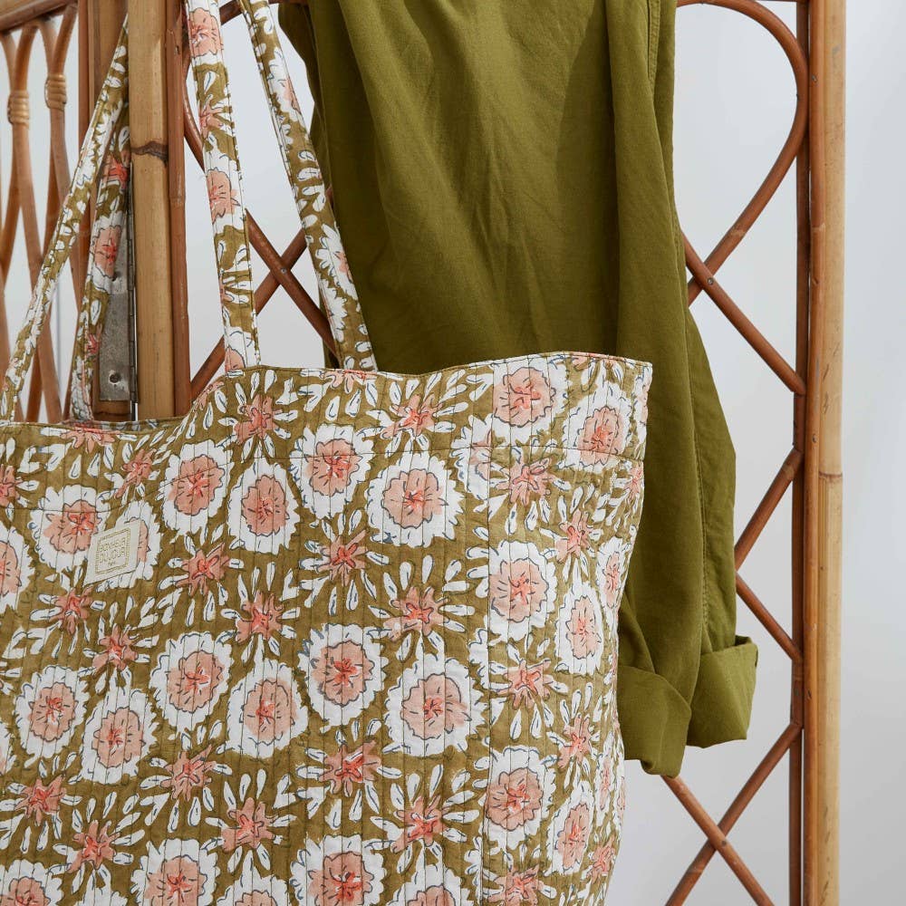 Bonheur du Jour - Vente Tote bag – femme - Sac Trotter - Margotte Olive3