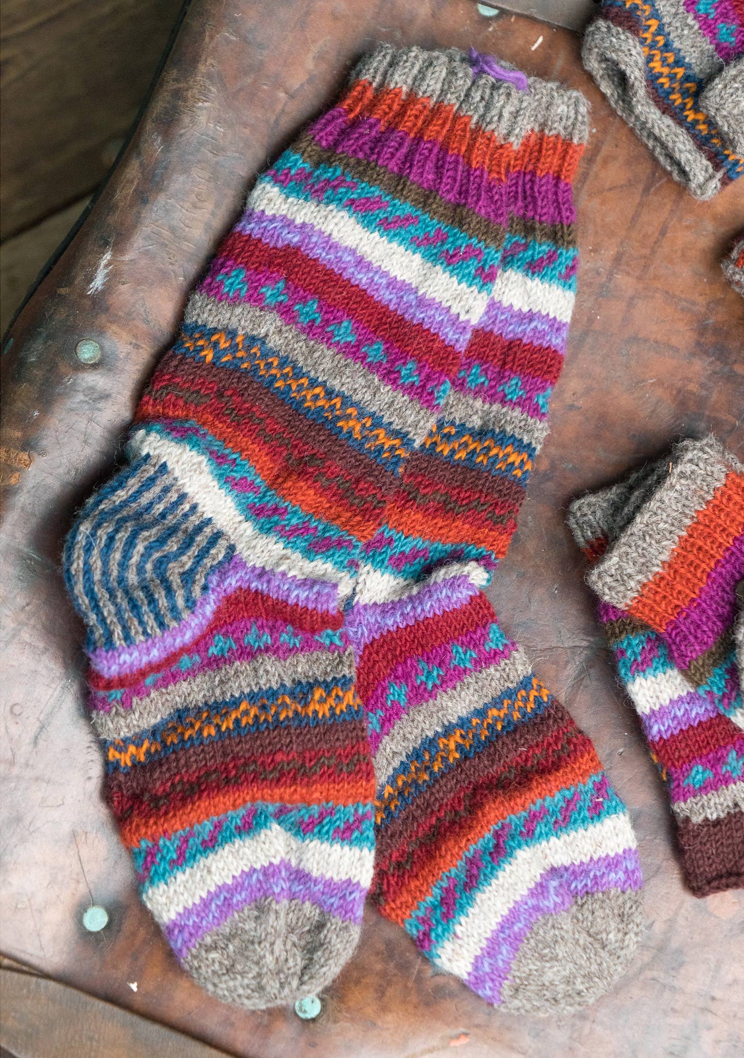 Namaste - Wholesale Socks - Unisex - Pair of Laurel Wool Socks1