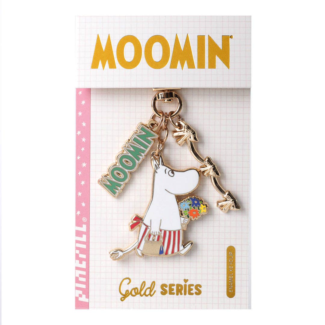 PINTRILL - Wholesale Keychain - Unisex - Moominmamma Flowers Keyclip1