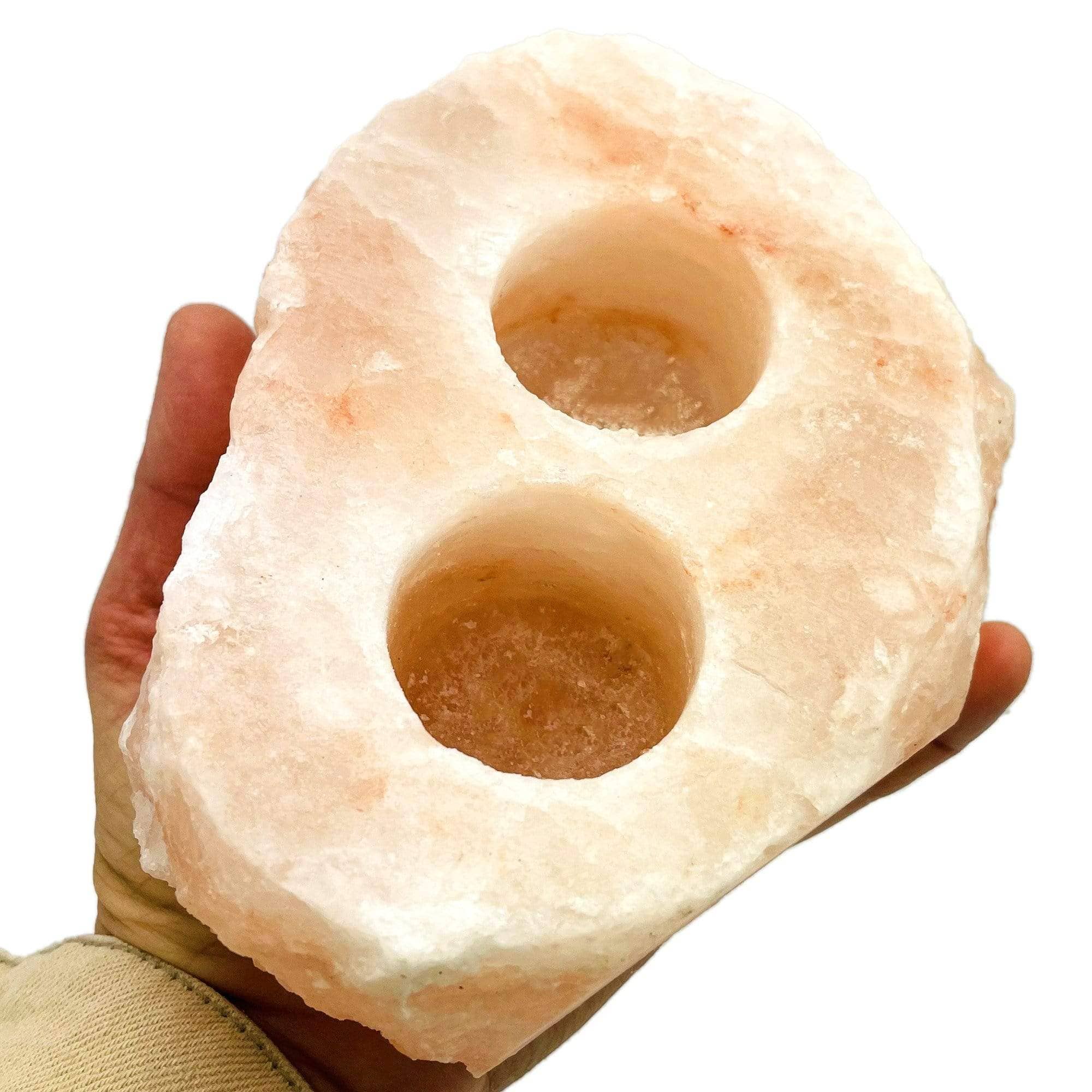 Rock Paradise - Wholesale Candle Holder - Himalayan Salt Candle Holder - Natural Stone Crystal1