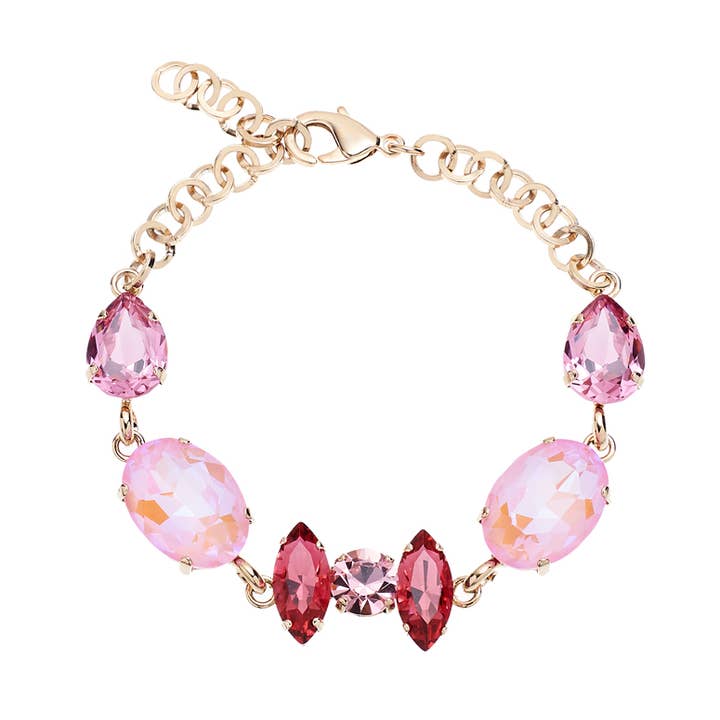 Bracelet doré avec cristaux pour la vente par Ottaviani