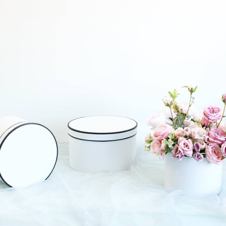 Elegant Design Supply - Wholesale Gift Box - French Inspired Round Flower Box6