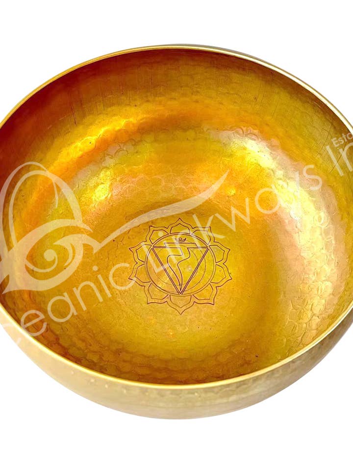 (PC)SJUNGSKÅL - METALL STÄMD E SOLAR PLEXUS 8,25" DIA. för wholesale av Oceanic Linkways Inc