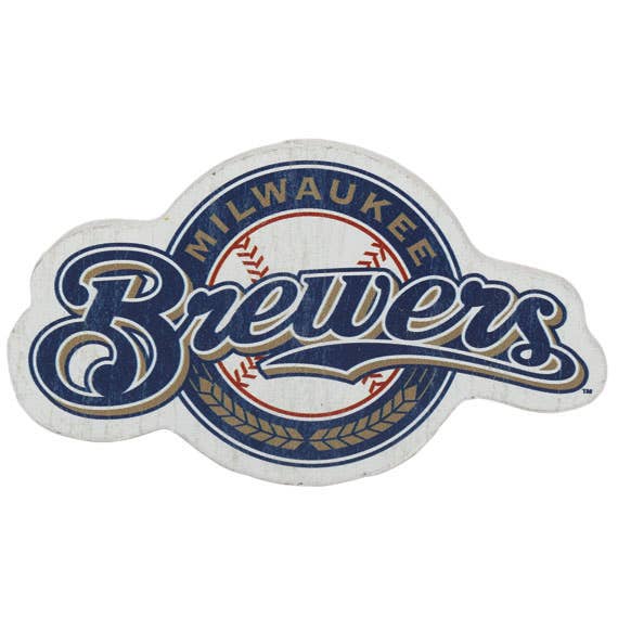 Open Road Brands, LLC - Wholesale Magnet - Milwaukee Brewers Oversized Logo Magnet