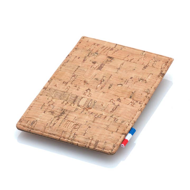 GREG - Clipe de dinheiro em cortiça e porta-cartões - Natural por atacado de apocope.paris