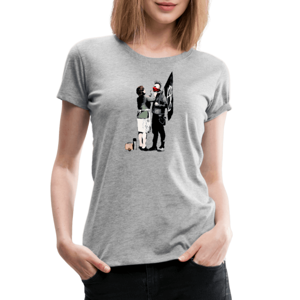 Art-O-Rama Shop - Wholesale Screen Printed T-Shirt - Unisex - Banksy Anarchist Punk And His Mother Artwork T-Shirt2