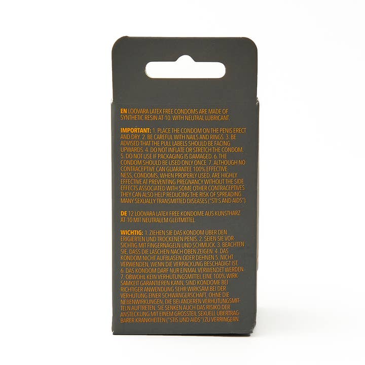 Loovara Intimate - Wholesale Contraceptive/Condom - Kondom latexfrei 12 Stück CONDOMS LATEX FREE Hypoallergen3