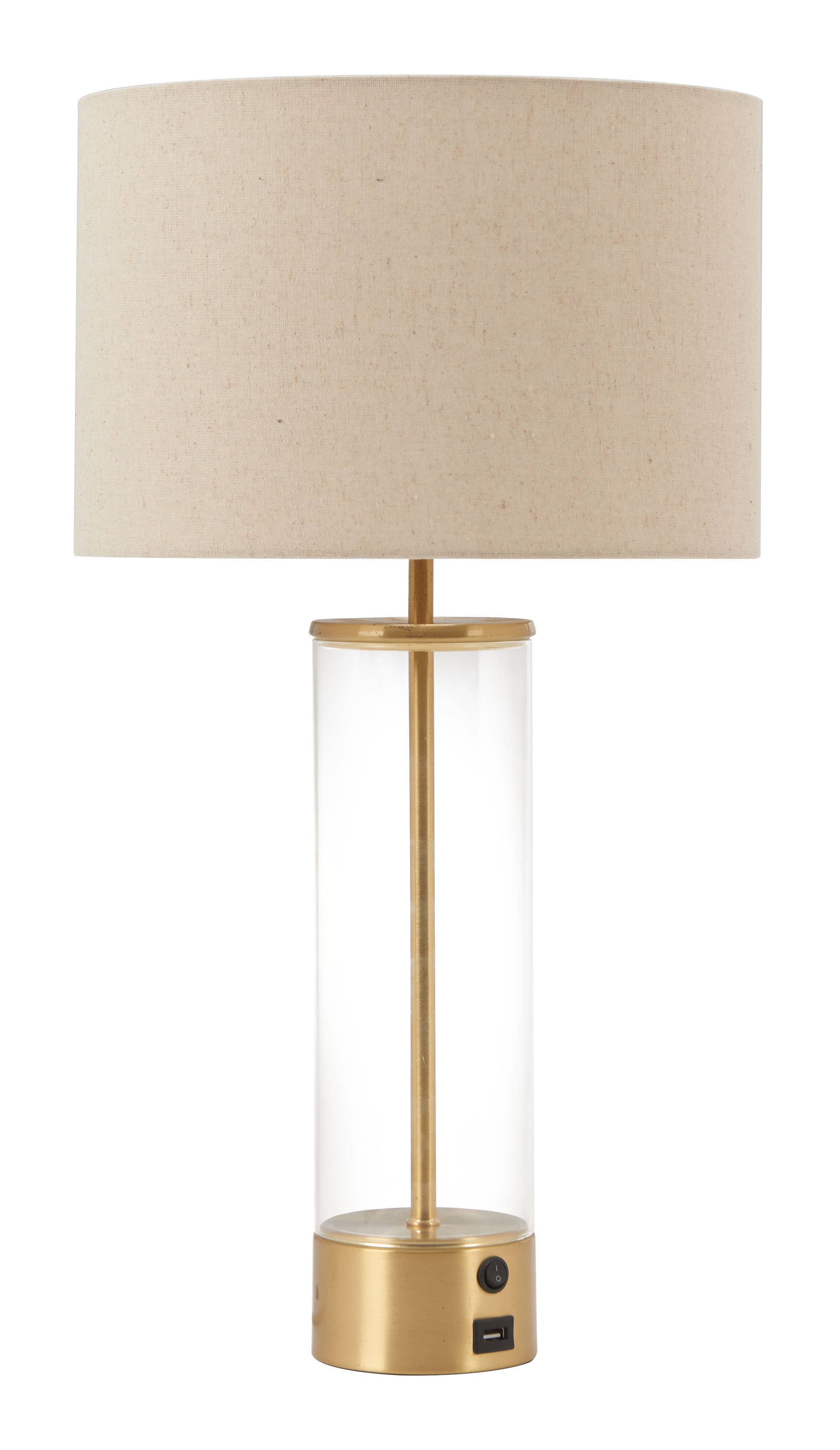Zuo Modern - Wholesale Accent/Desk Lamp - Boreal Table Lamp Beige & Gold0
