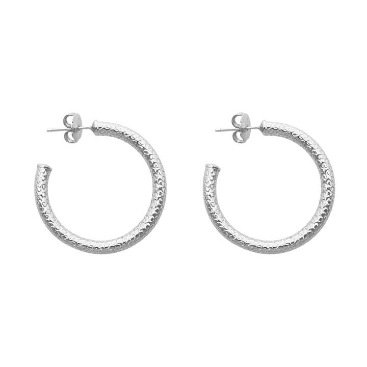 Small Python Tubes Hoop Earrings @149 for wholesale by ORUS BIJOUX