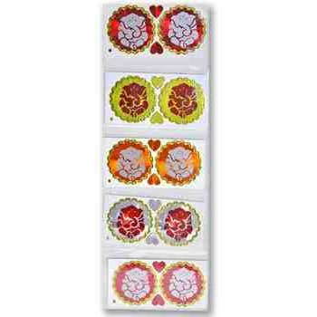 Mehrfarbiger Aufkleber „Lord Ganesh“, 2,5 cm (10 Stück pro Packung) für den Großhandel von GREENROOTS USA LLC