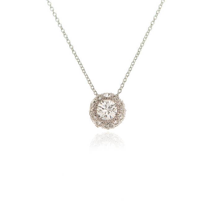 Pendentif Cachet Ona en métal rhodié pour la vente par Cachet London