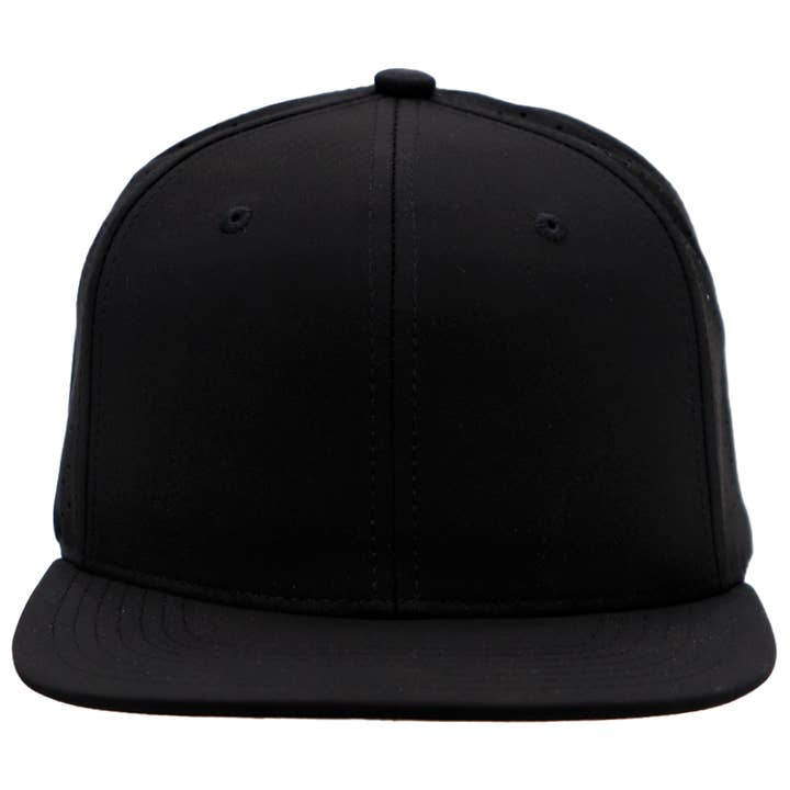 Cap Zone - Wholesale Flat Brim Cap - Unisex - Six Panel Flat Bill Perforated Snapback1