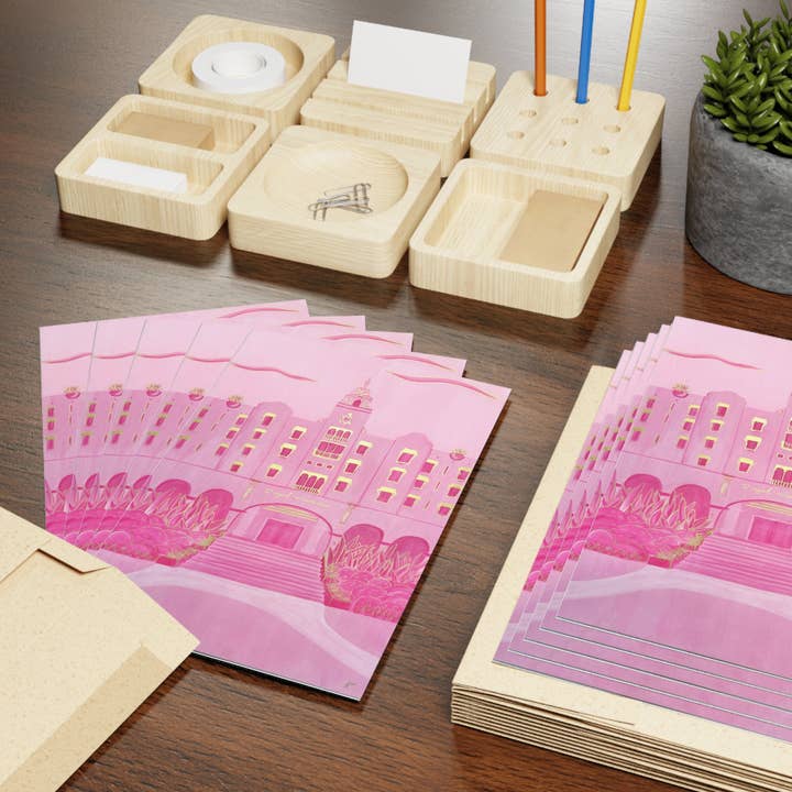 Royal Hawaiian Note Cards (1 or 10-pcs) for wholesale by Kimberly Ratliff Art