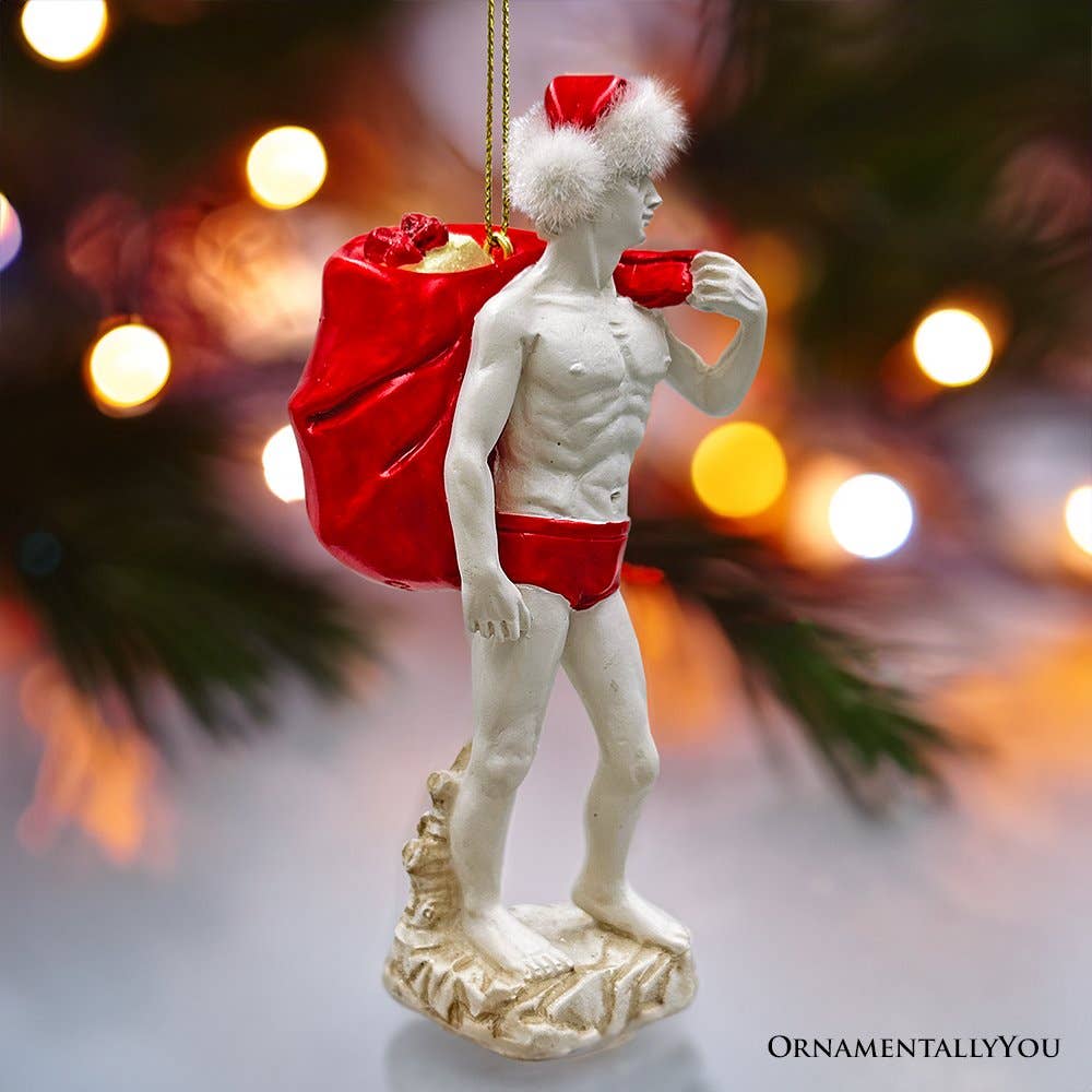 OrnamentallyYou - Wholesale Ornament - Festive Statue of David Ornament, Unique Italian Renaissance5