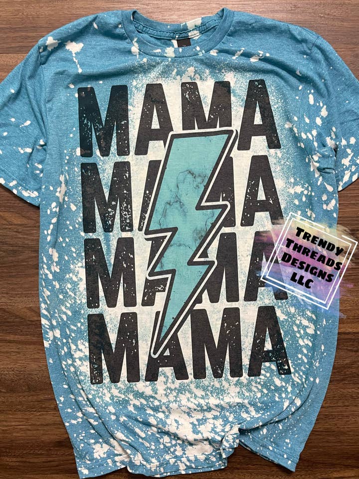 Turkis mama skjorte for engroshandel hos Trendy Threads Designs LLC