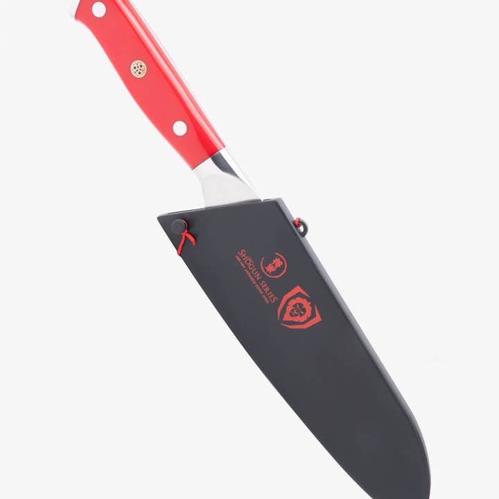 Dalstrong - Wholesale Kitchen/Utility Knife - Santoku Knife 7" | Red ABS | Shogun Series | Dalstrong ©4