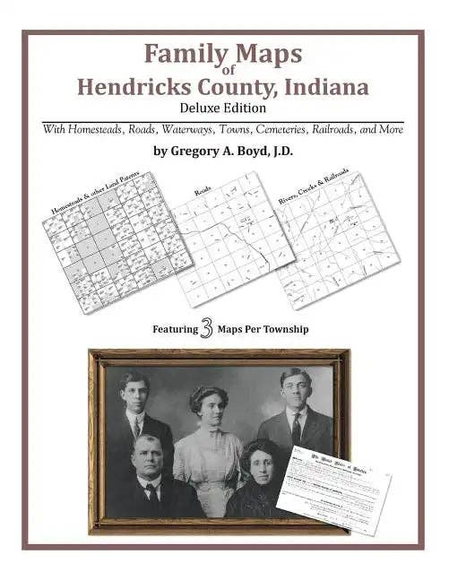 Books by splitShops - Wholesale Reference - Family Maps of Hendricks County, Indiana - Paperback0