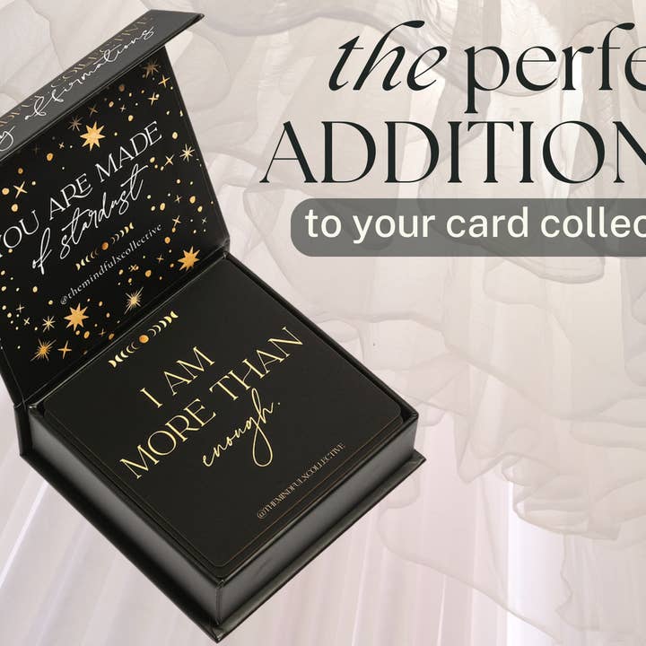 THE MINDFUL COLLECTIVE - Wholesale Tarot Cards - Prosperity Affirmation Cards - 50 Card Deck