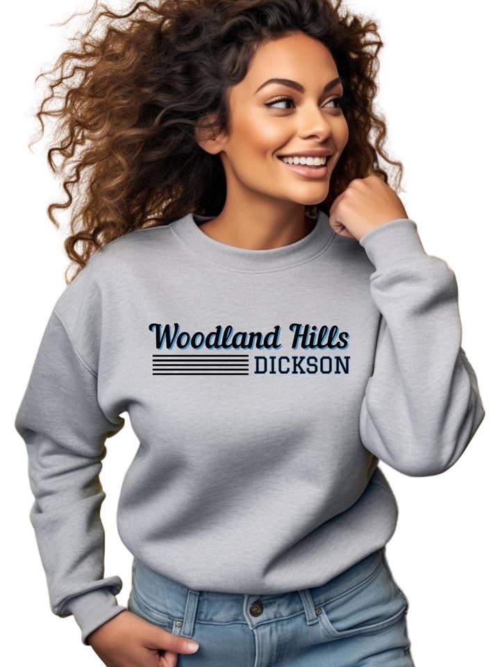 Woodland Hills School District Crew Neck Sweatshirt for wholesale by 240 Spirit Press
