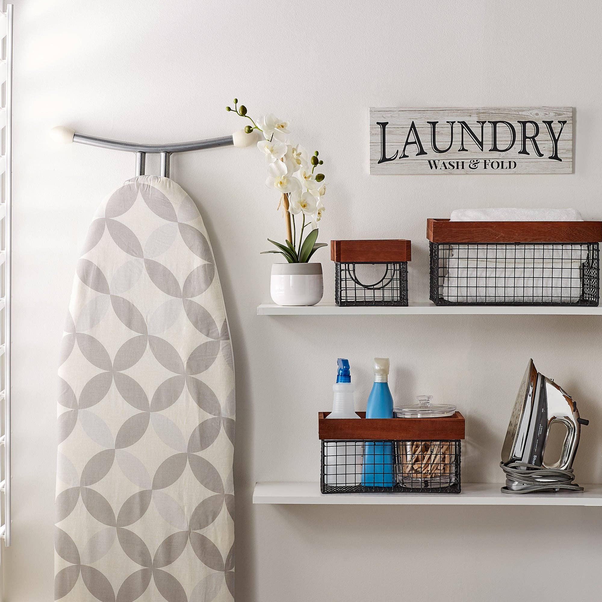 Welcome Home Unbeatable Deals - Vente Paniers - Ensemble de 3 paniers de style ferme avec finition bronze5