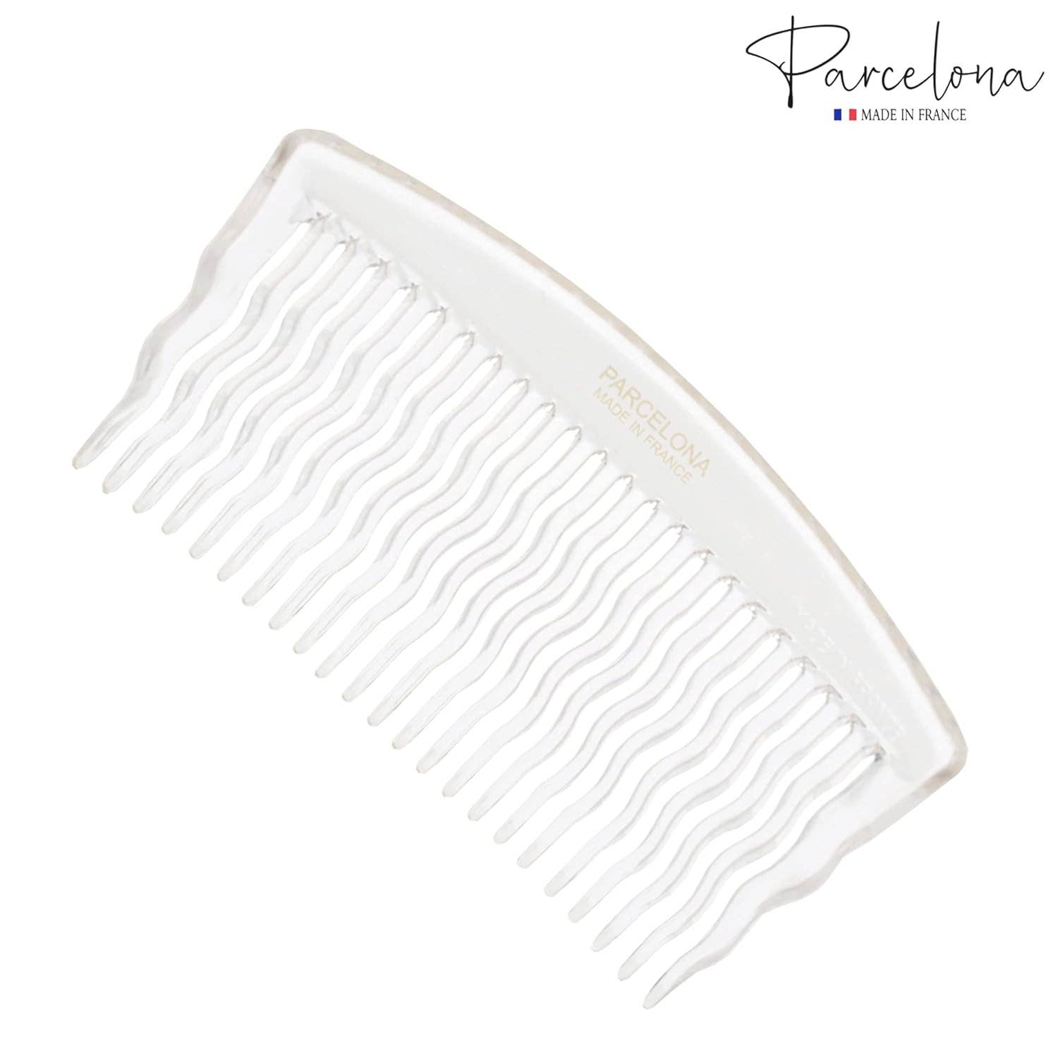 Parcelona - Wholesale Hair Brush/Comb - Parcelona French Zig Zag Small Celluloid Acetate 23 Teeth Side Hair Combs(2 Pcs)9