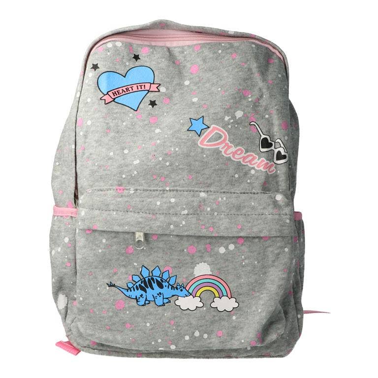 IKILIFE S.L - Wholesale Backpack - Kids - Children's Backpack with Dinosaur Hat – Gray, Pink3