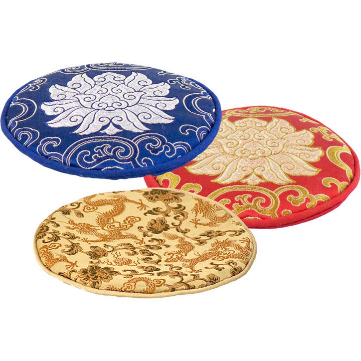 Singing Bowl Cushion 5-inch Thin Assorted Colors (Each) for wholesale by Kheops International