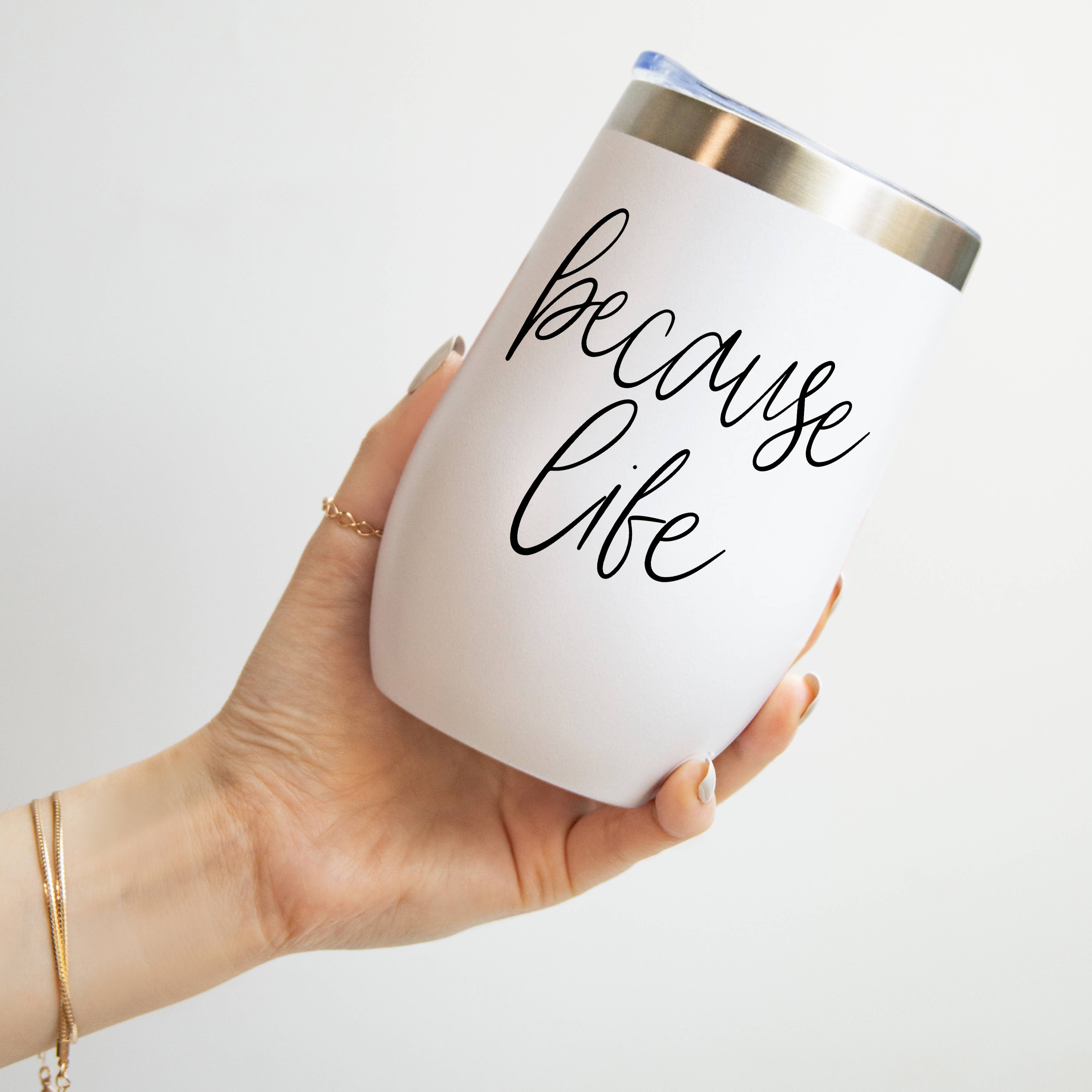 Gia Roma – copos e garrafas térmicas por atacado – Copo de Vinho com Tampa por grosso, Copos de Aço Inox 12oz20