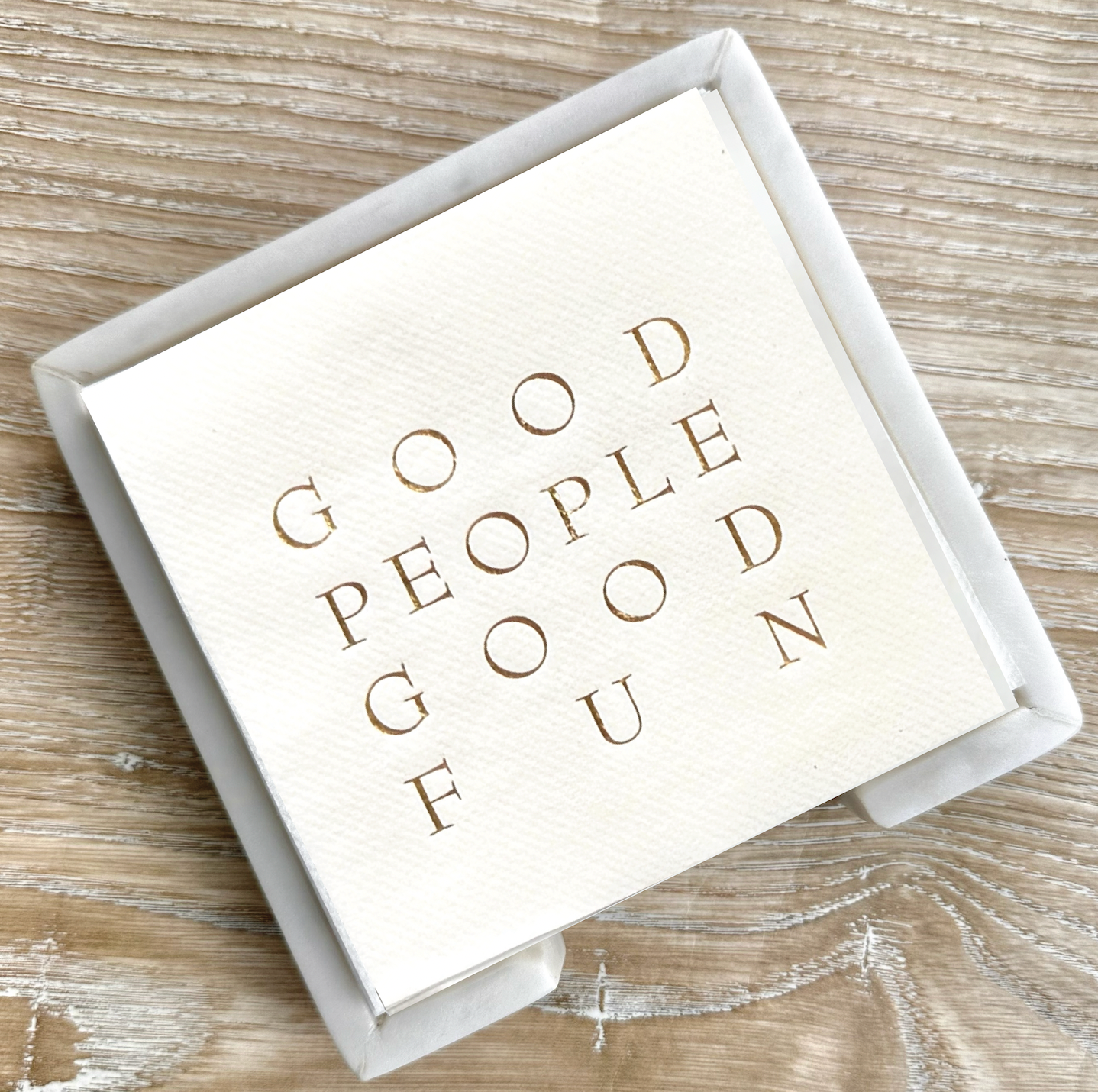 Lined Design – wholesale Engångsservett – Marmor cocktailservett värdinnesats6