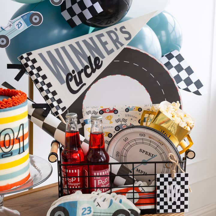 My Mind’s Eye - Wholesale Disposable plate - MIL1041 - Miles per Hour - Race Pattern Plate2