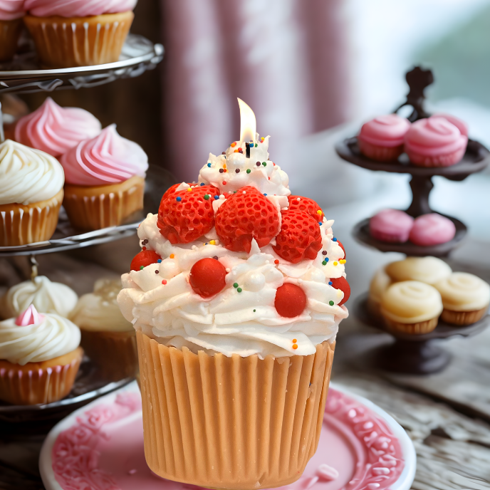 Nefer Designer Candles & Home Decor - Wholesale Novelty Candle - Cupcake Wish Candles |  A Whirl of Sweet & Dreamy Scents6
