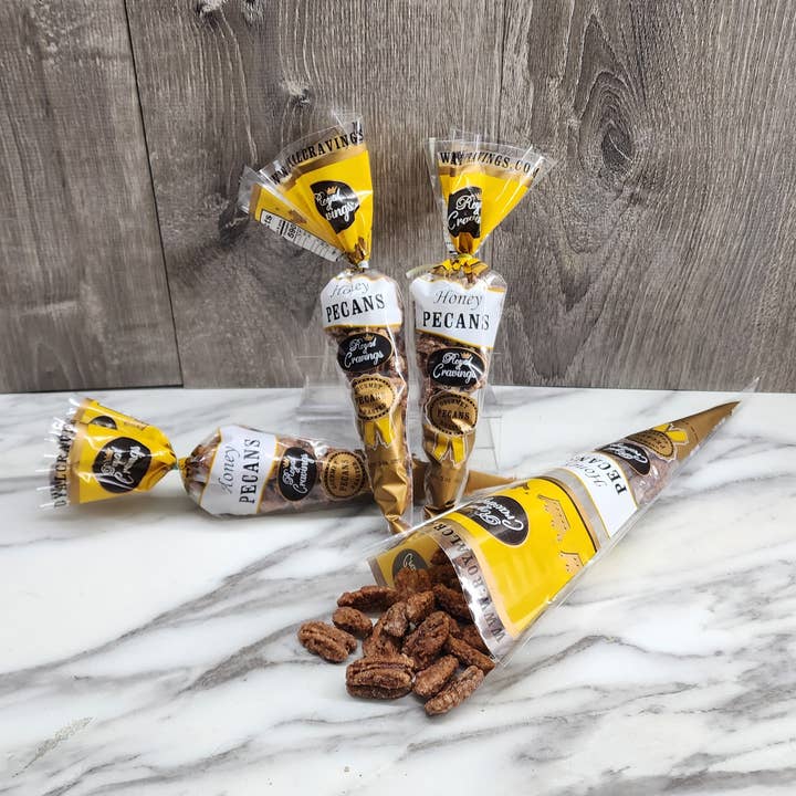 Royal Cravings - Wholesale Nuts - Pecans - Honey 3oz