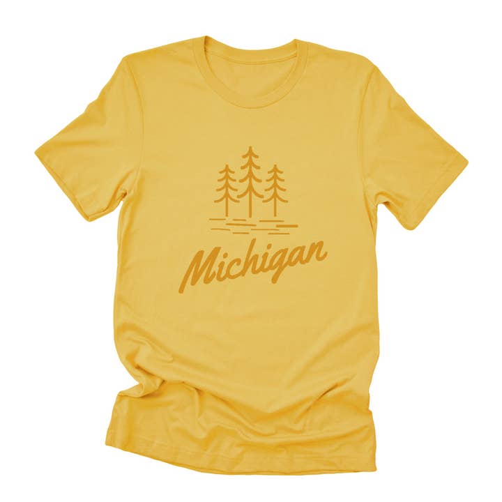 North & Pine - Wholesale T-Shirt (Graphic) - Unisex - State with Trees - Custom T-Shirt8