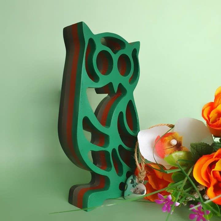 Sculpture bois hibou pour la vente par Wood Art Shop