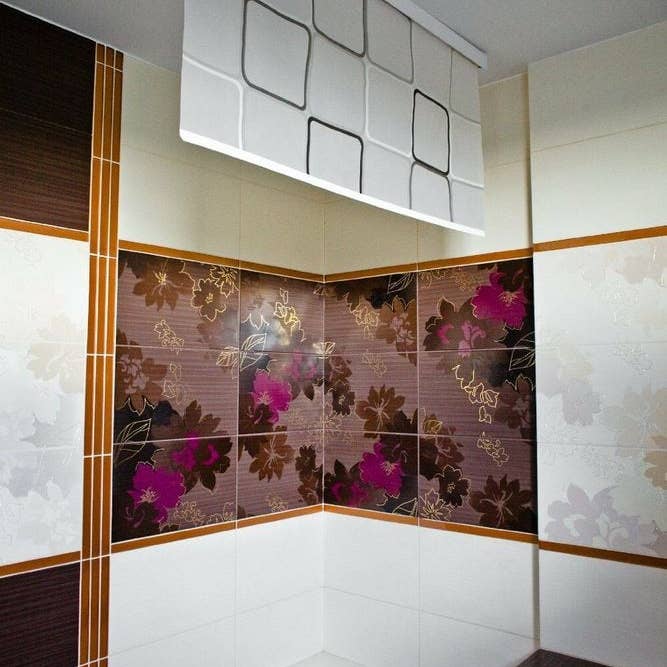 TROPIK HOME - Wholesale Shower Curtain - Cassette Shower Curtain Roller Blind, 100cm wide Quadro1