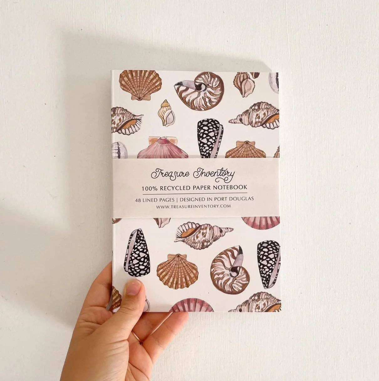 treasureinventory - Wholesale Notebook - Shell Notebook // Pk of 4