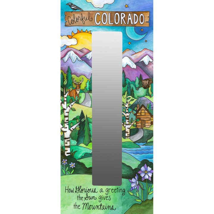 "Mountain Dreams" | Colorado RectangleMirror for wholesale by Sticks