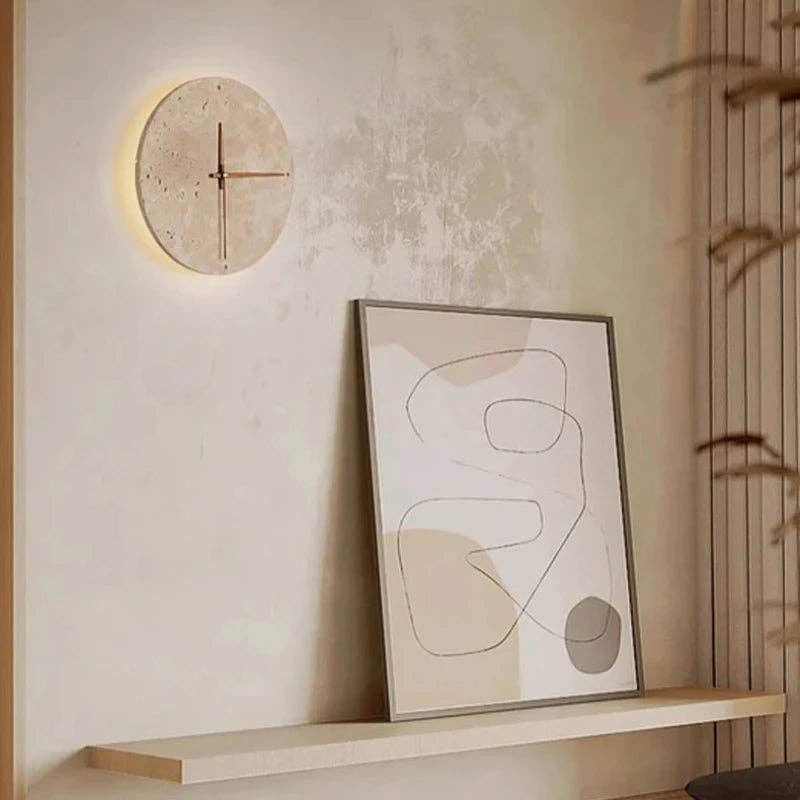 Kiyo Home - Wholesale Wall Clock - Stone Clock | Indoor Wall Decoration | Stone LED Clock4