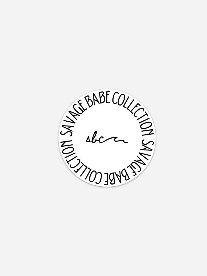 SBC Sticker Duo 4"x4" for wholesale by Savage Babe Collection