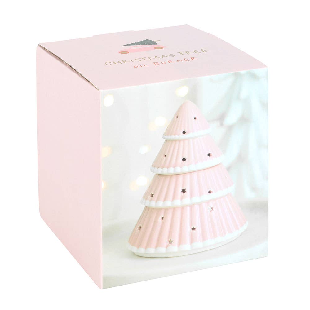 Something Different Wholesale - Wholesale Oil Warmer - Pink Christmas Tree Oil Burner6